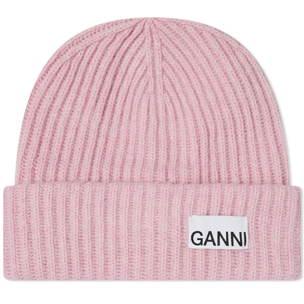GANNI Beanie Pink Nectar RRP $95 USD unworn